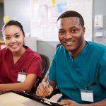 male nurse at work stations
