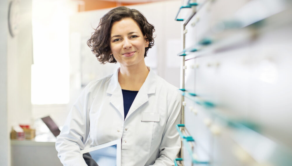 Person working in the field of health sciences