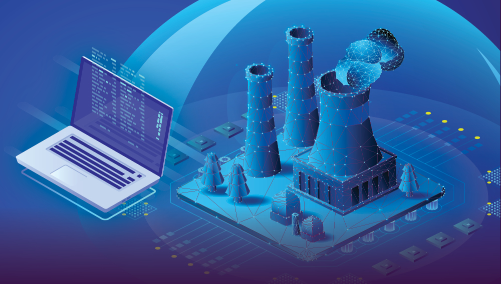Illustration of nuclear cybersecurity
